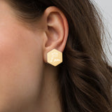 Jewelry Sterling Earrings: One says "I am", the other says "Enough"