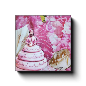 Canvas Wrap - She Dreamt of Becoming a Cake. "I Am"